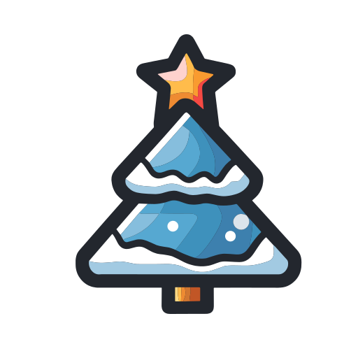 árbol de navidad icono gratis