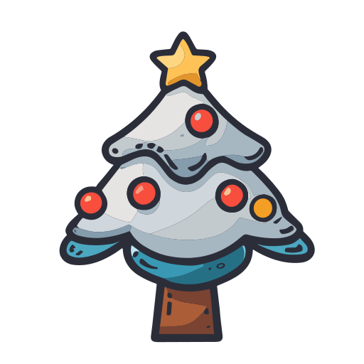 árbol de navidad icono gratis