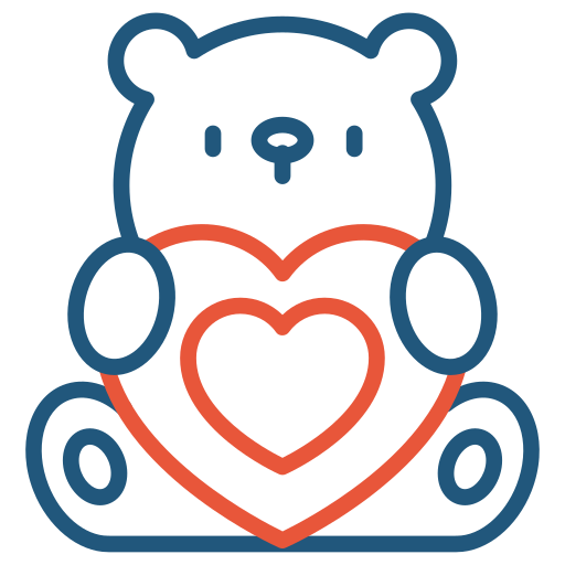 oso de peluche icono gratis