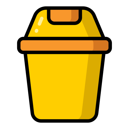 cubo de basura icono gratis