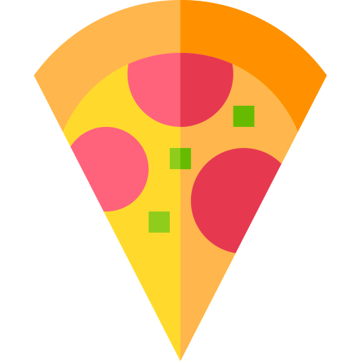 Rebanada de pizza icono gratis