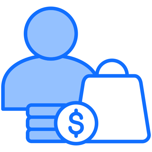 comprador icono gratis