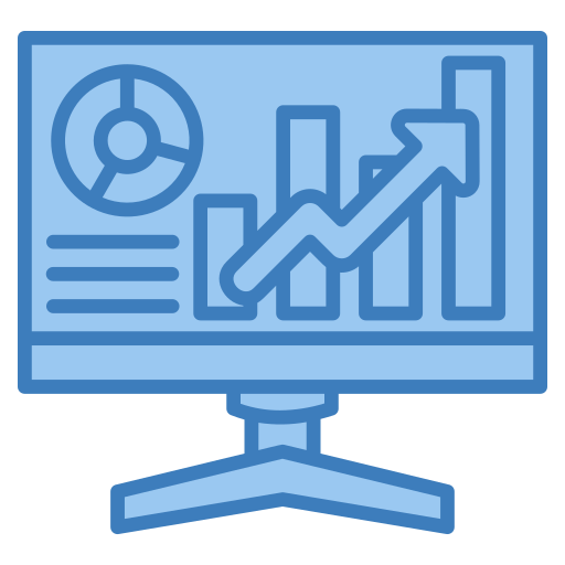 visualización de datos icono gratis