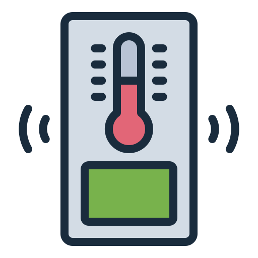 sensor de temperatura icono gratis