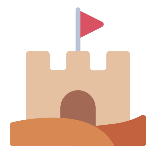 Sandcastle free icon Sandcastle free icon