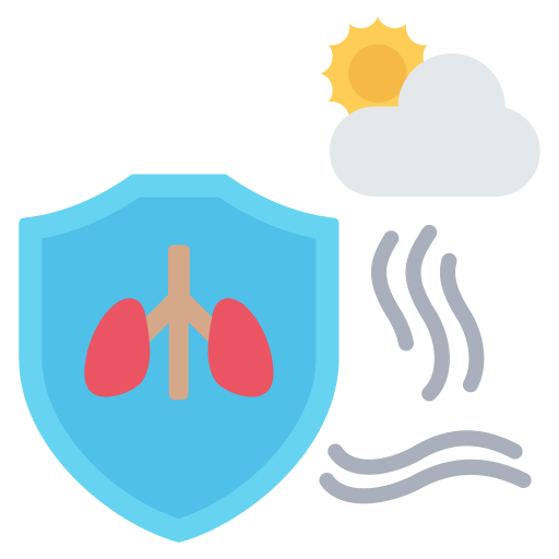 contaminación del aire icono gratis