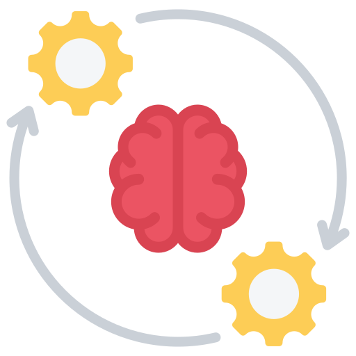 conducta cognitiva icono gratis