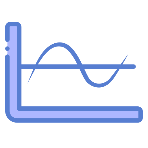 gráfico de líneas icono gratis