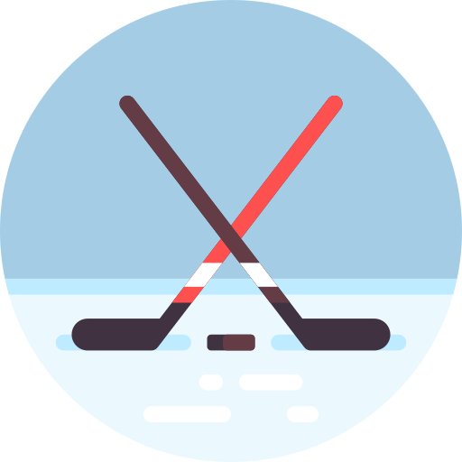 hockey sobre hielo icono gratis