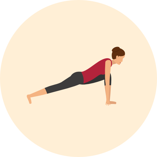 Yoga Roundicons Circle flat icon