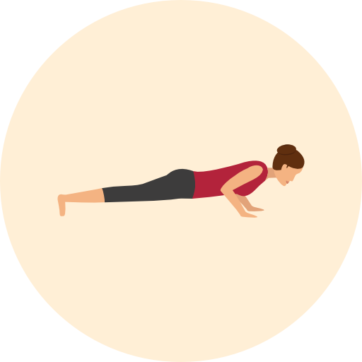 Yoga Roundicons Circle flat icon