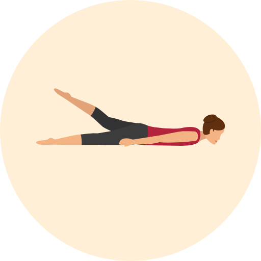 Yoga Roundicons Circle Flat Icon