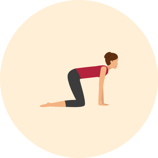 Yoga Roundicons Circle flat icon