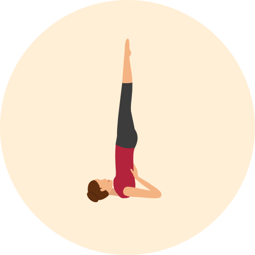 Yoga Roundicons Circle flat icon