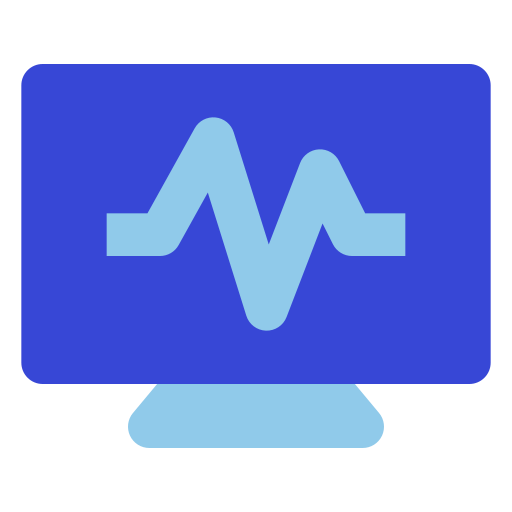 monitor de electrocardiograma icono gratis