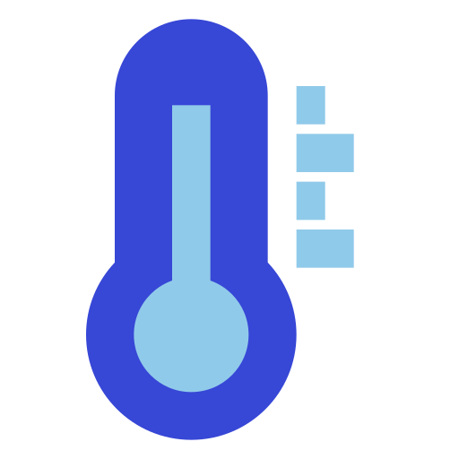 temperatura alta icono gratis