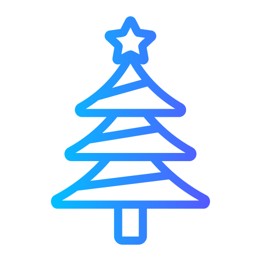 árbol de navidad icono gratis