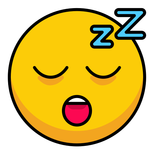 cara dormida icono gratis