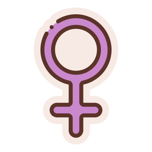 signo femenino icono gratis