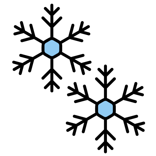 copo de nieve icono gratis