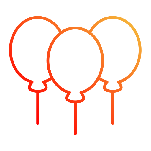 globos navideños icono gratis