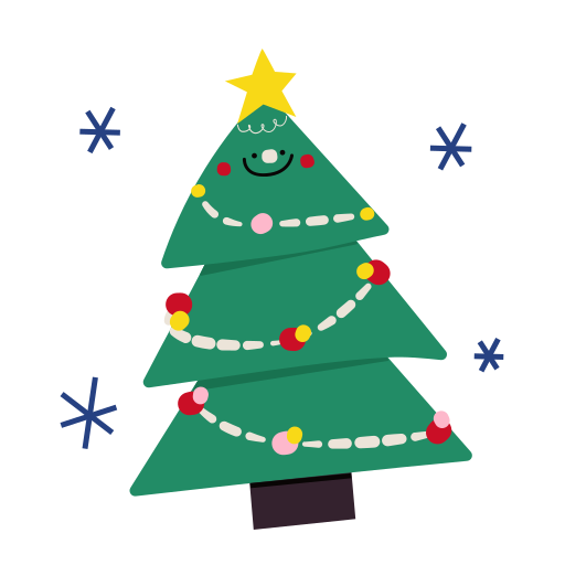 árbol de navidad icono gratis