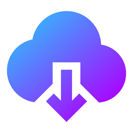 descarga en la nube icono gratis