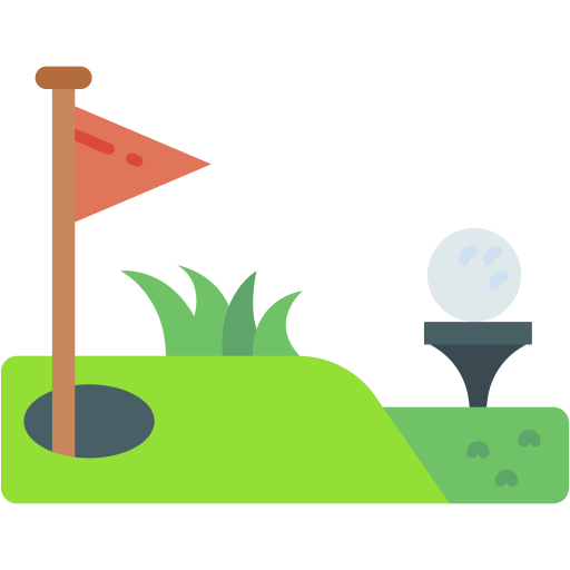 campo de golf icono gratis