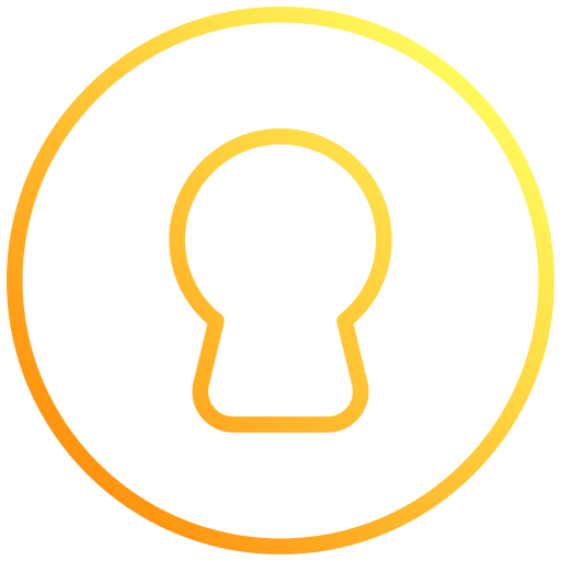 agujero de llave icono gratis