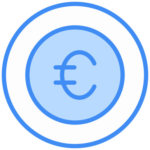 euro icono gratis