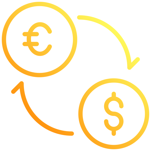 change de devises Icône gratuit