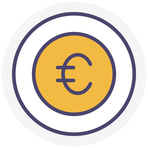 euro icono gratis