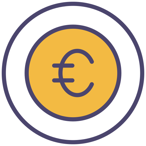 euro icono gratis