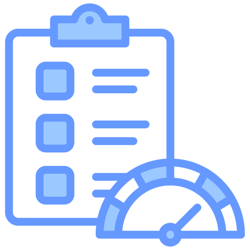 evaluación comparativa icono gratis