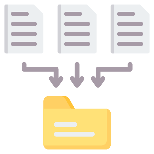 recopilación de datos icono gratis