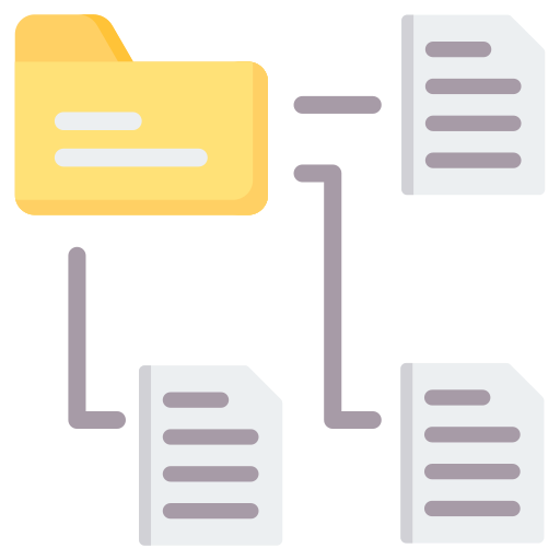 clasificación de datos icono gratis