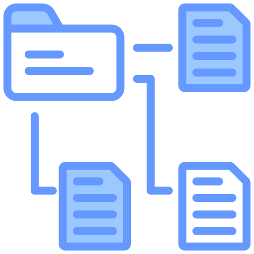 clasificación de datos icono gratis