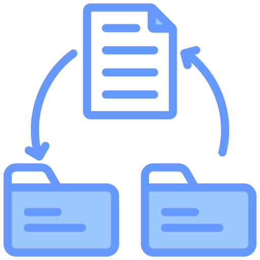 migración de datos icono gratis