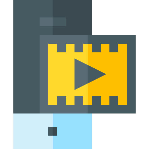 lecteur vidéo Icône gratuit