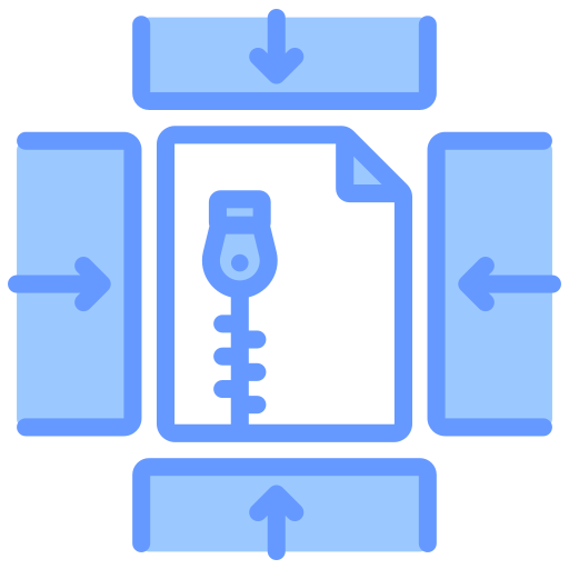 compresión de datos icono gratis