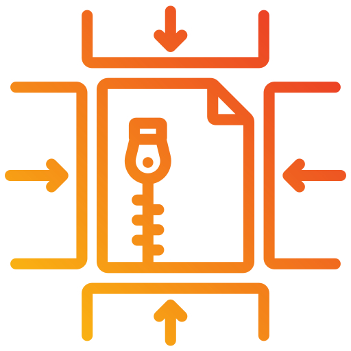 compresión de datos icono gratis