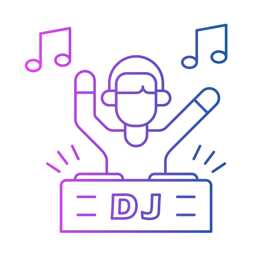 música de dj icono gratis