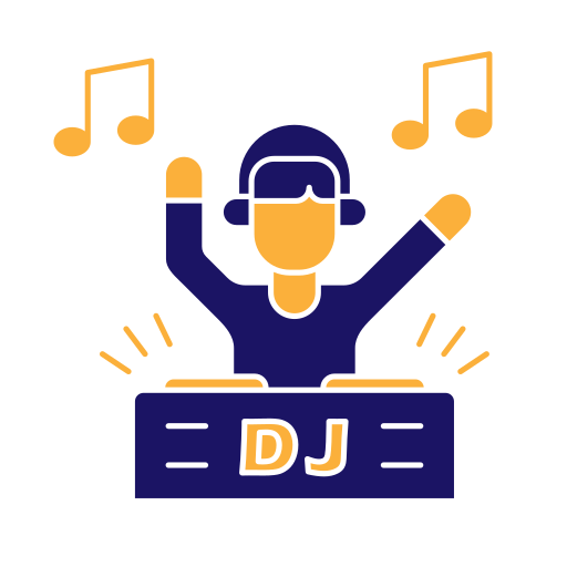 música de dj icono gratis