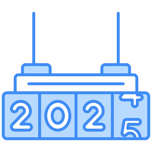 cuenta regresiva para año nuevo icono gratis