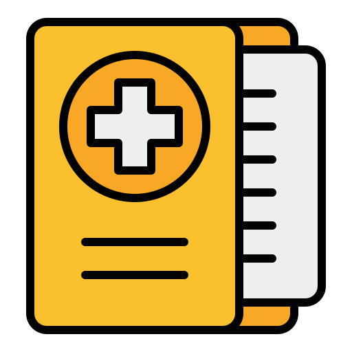 historial médico icono gratis