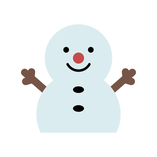 muñeco de nieve icono gratis