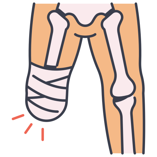 amputación icono gratis