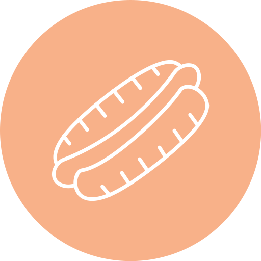 hot-dog Icône gratuit