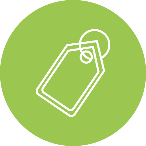 etiqueta de venta icono gratis