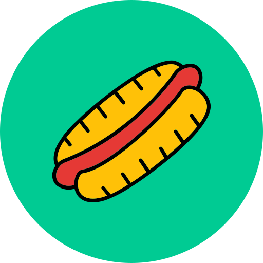 hot dog icono gratis